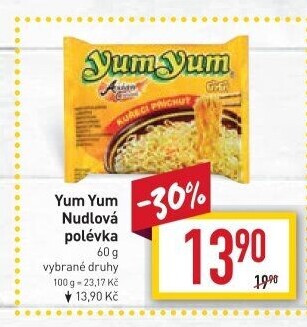 Instantní polévka YumYum