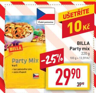 Krekry Party mix Billa