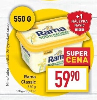 Margarín Classic Rama