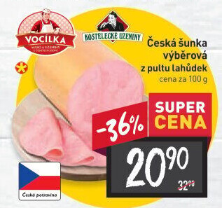 Šunka česká výběrová Vocílka