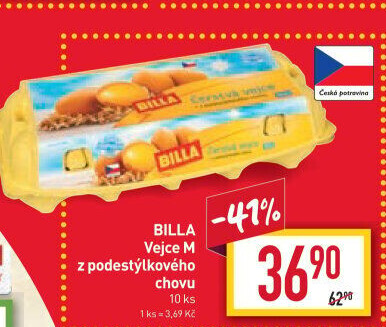 Vejce z podestýlky M Billa