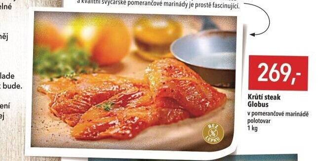 Krůtí steak marinovaný Globus