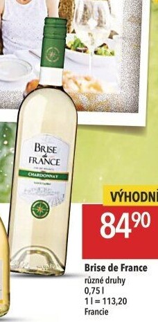 Víno Chardonnay Brise de France