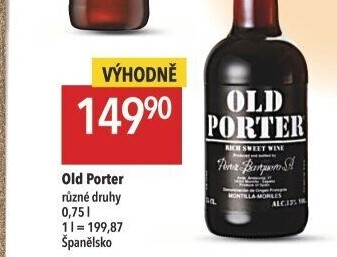 Víno Old Porter