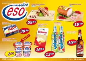 akční leták ESO MARKET 17.5.2023-28.5.2023