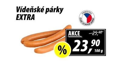 Párky vídeňské extra