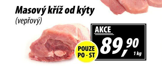 Vepřový kříž od kýty