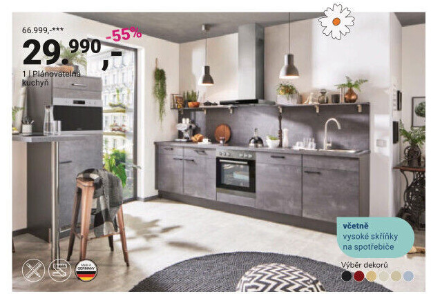 PLÁNOVATELNÁ KUCHYNĚ