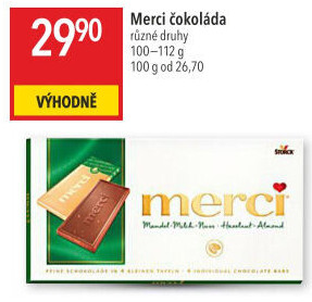Čokoláda Merci