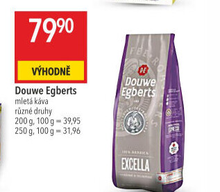 Mletá káva Excella Douwe Egberts