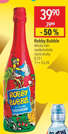 Sekt nealkoholický dětský Robby Bubble