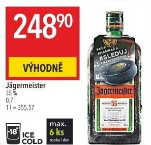 Bylinný likér Jägermeister
