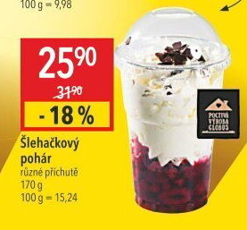 Dezert pohár šlehačkový