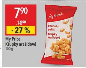 Křupky arašídové My Price