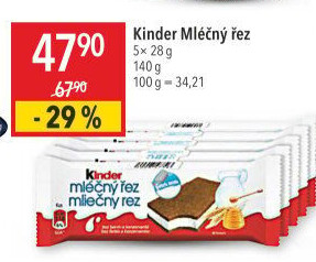 Řez mléčný Kinder