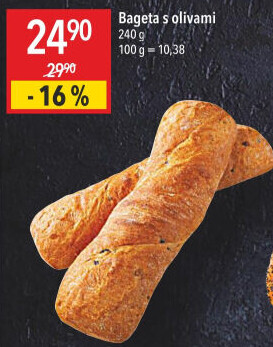 Bageta s olivami