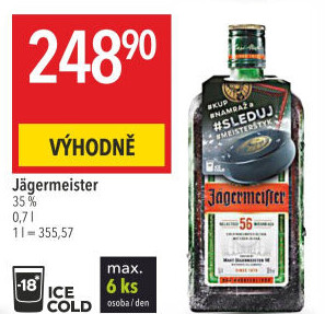 Bylinný likér Jägermeister