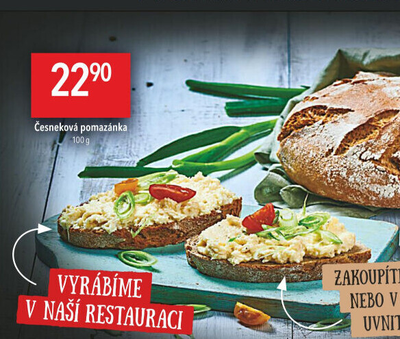 Česneková pomazánka Globus