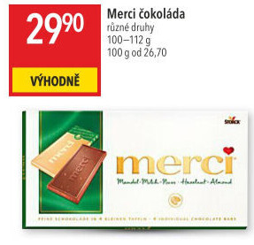 Čokoláda Merci