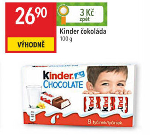 Čokoládky Kinder