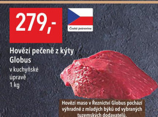Hovězí pečeně z kýty Globus