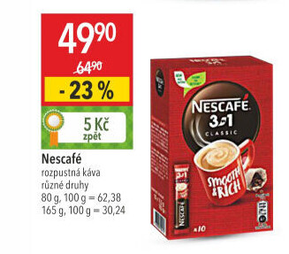 Instantní káva porcovaná Classic 3v1 Nescafé
