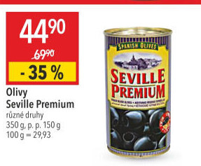 Olivy černé Seville Premium