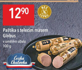 Paštika s telecím masem Játrovka Globus