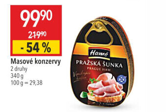 Pražská šunka Hamé Vynikající kvalita