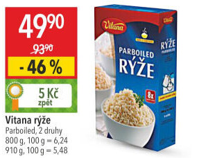 Rýže parboiled Vitana