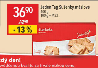 Sušenky máslové Jeden Tag