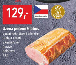 Uzená pečeně s kostí Globus