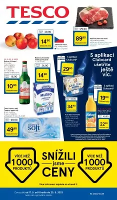 akční leták Tesco 17.5.2023-23.5.2023