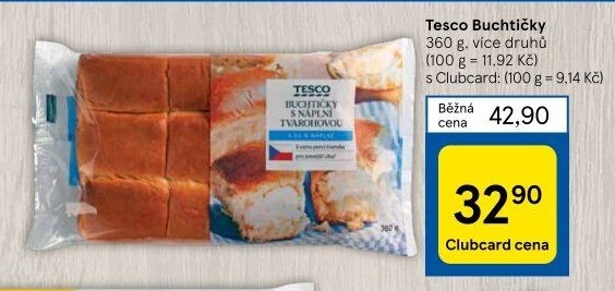 Buchtičky české Tesco