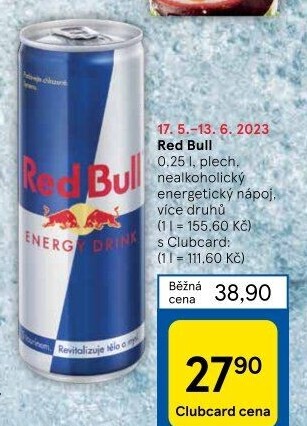 Energetický nápoj Red Bull