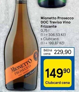 Frizzante Prosecco Treviso Doc Mionetto