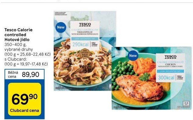 Hotová jídla Calorie Controlled Tesco