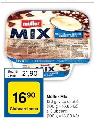 Jogurt Müller Mix