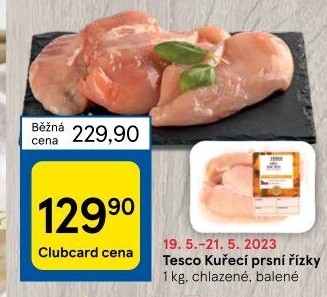 Kuřecí prsní řízky Tesco