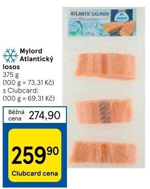 Losos filety mražený Mylord