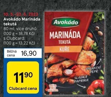 Marináda Avokádo