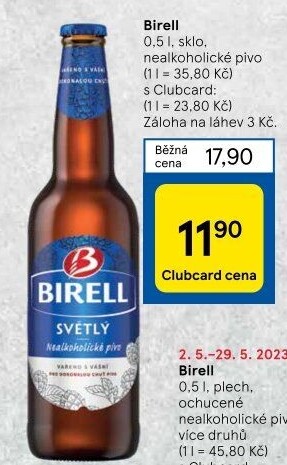Nealkoholické pivo Birell