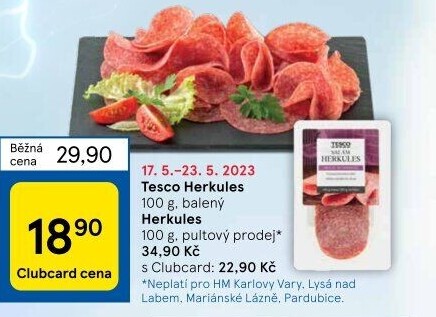 Salám Herkules Tesco