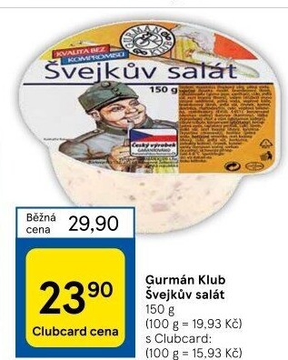 Salát Švejk Gurmán klub