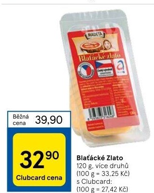 Sýr Blaťácké zlato Madeta