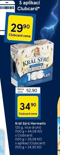 Sýr Hermelín Král sýrů