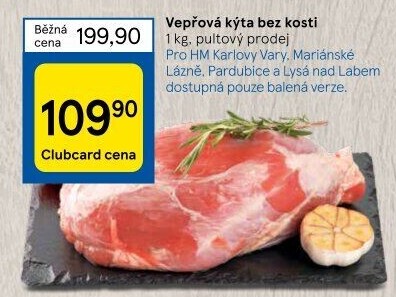 Vepřová kýta bez kosti