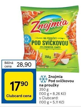 Zeleninová směs pod svíčkovou mražená Znojmia