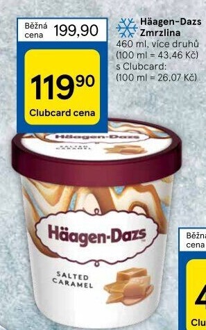 Zmrzlina v kelímku Häagen-Dazs