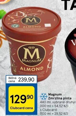 Zmrzlina v kelímku Magnum Algida